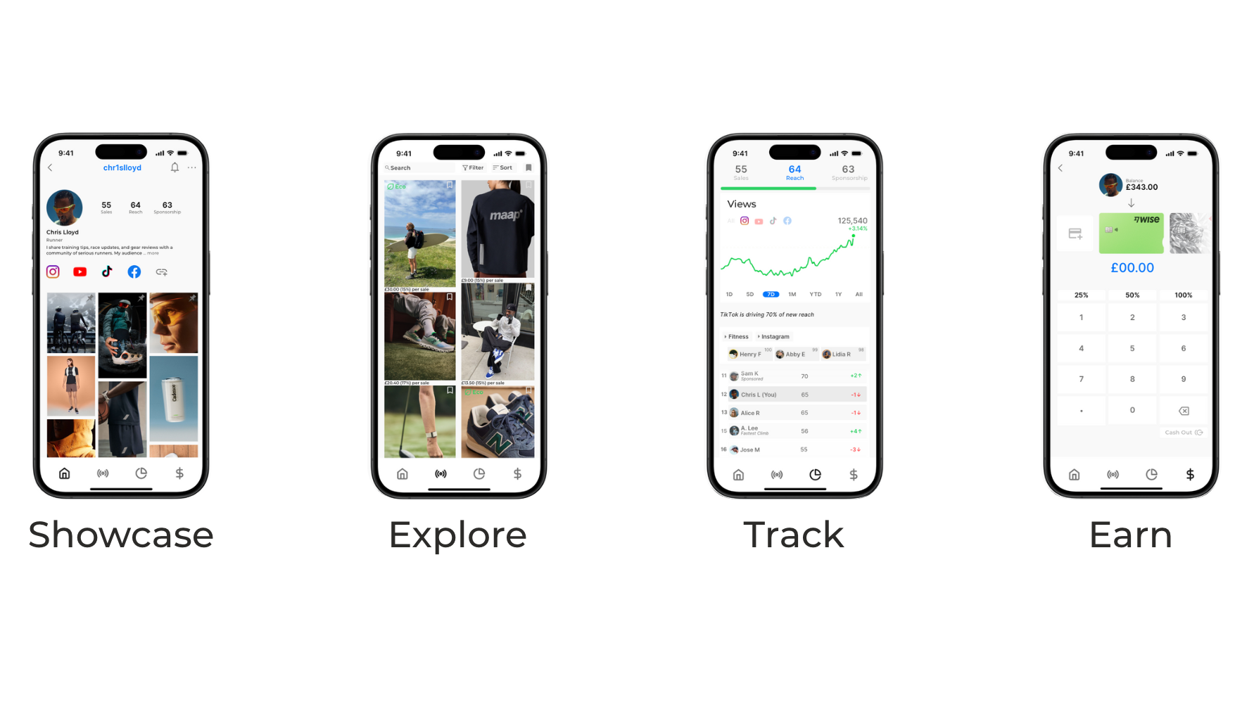 Sponsable app preview